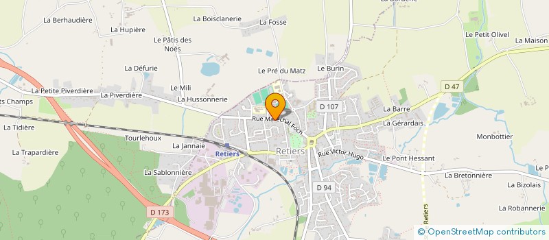 localisation de l'entreprise MONTAUBAN IMMOBILIER  RETIERS