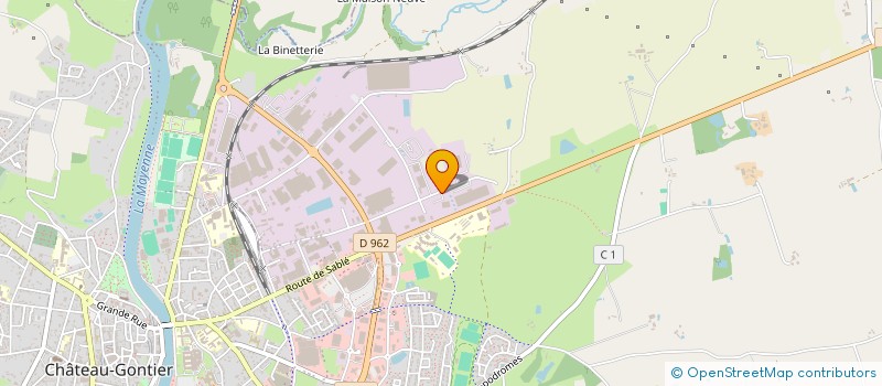 localisation de l'entreprise MONTAUBAN INVEST  CHATEAU-GONTIER-SUR-MAYENNE