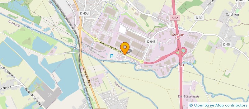 localisation de l'entreprise MONTAUBAN INVESTISSEMENTS  CASTELNAU-D'ESTRETEFONDS