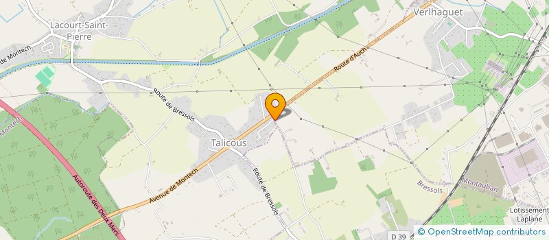 localisation de l'entreprise MONTAUBAN RUGBY SEVENS MR7  MONTAUBAN