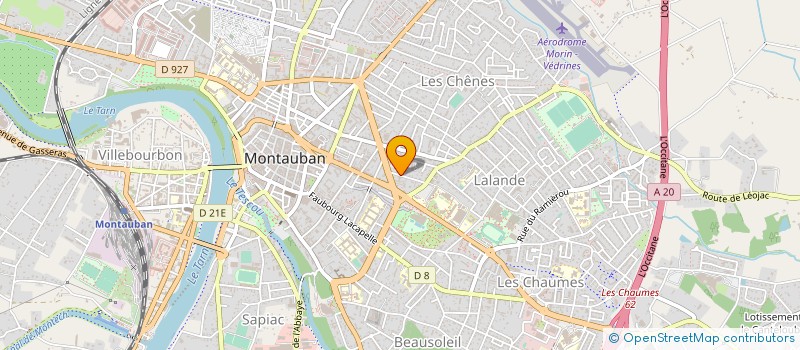 localisation de l'entreprise MONTAUBAN VOLLEY-BALL 82  MONTAUBAN