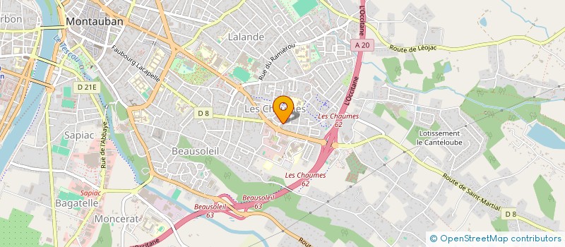 localisation de l'entreprise MONTAUBAN19  MONTAUBAN