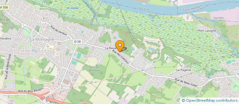 localisation de l'entreprise MONTAUDON LS à BOUGUENAIS