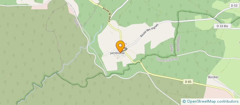 localisation de l'entreprise MONTAUDRAN LAVILLE  SAILLAC