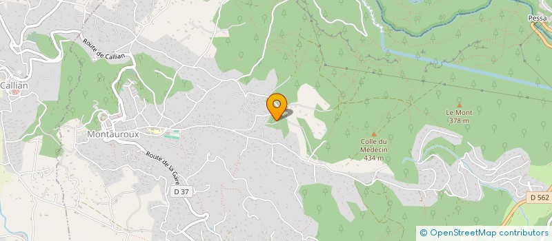 localisation de l'entreprise MONTAUROUX CONSTRUCTION  MONTAUROUX