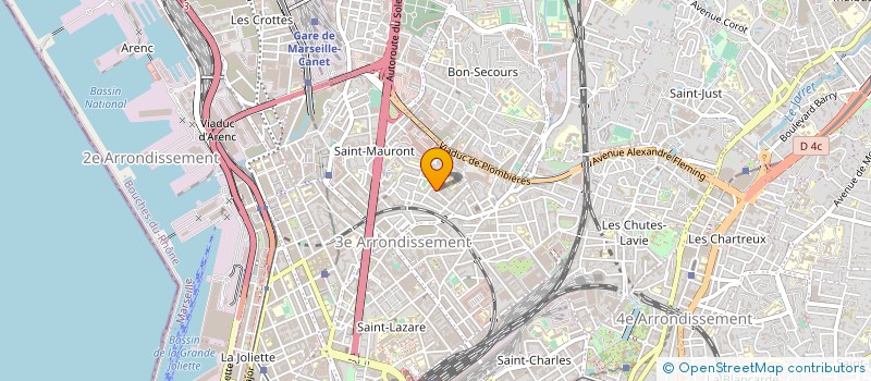 localisation de l'entreprise MONTAURY à MARSEILLE