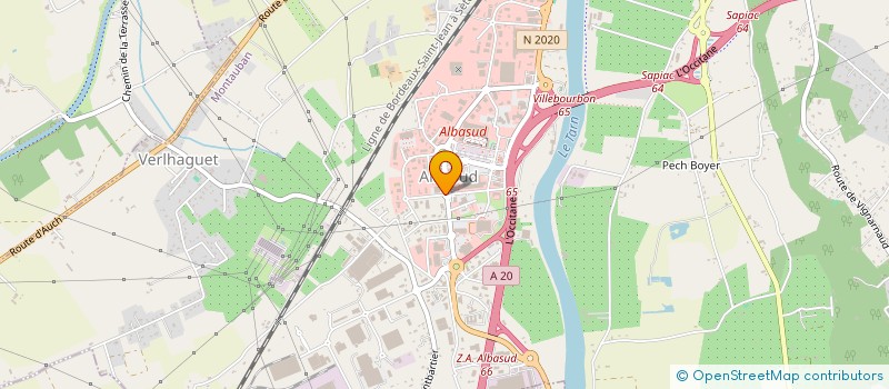 localisation de l'entreprise MONTAUSEC  MONTAUBAN