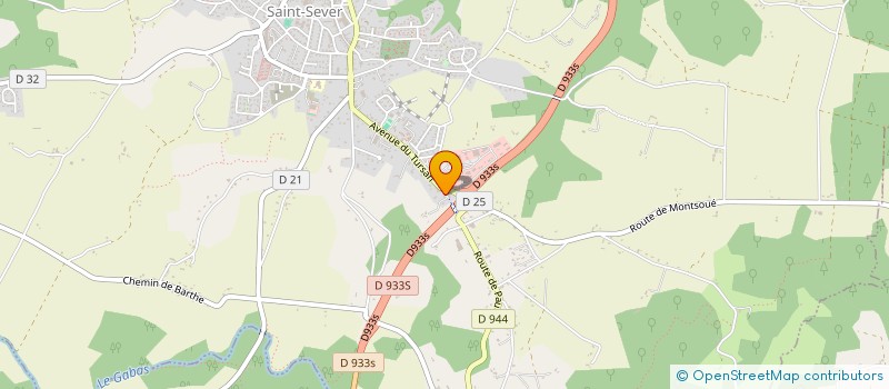 localisation de l'entreprise MONTAUT SPORT à MONTAUT