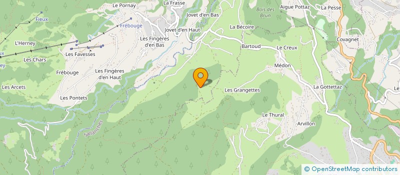 localisation de l'entreprise MONTAVU à SALLANCHES