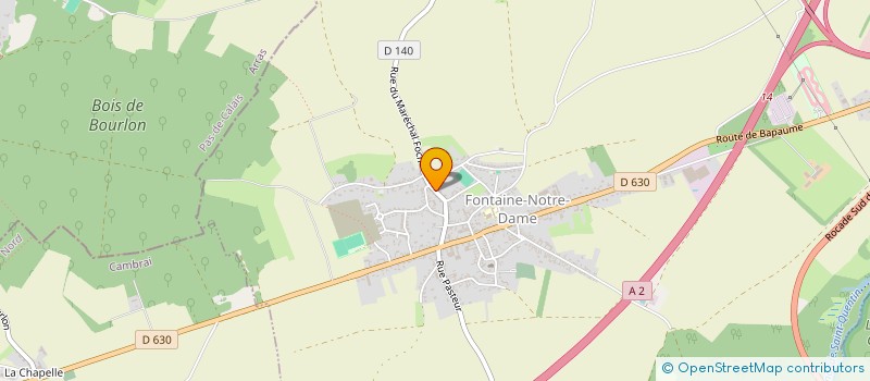 localisation de l'entreprise MONTAY LILO à FONTAINE-NOTRE-DAME