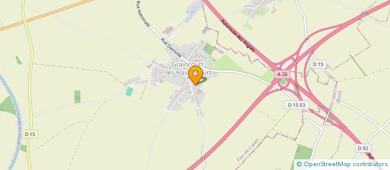 localisation de l'entreprise MONTAY MICHAEL  GRAINCOURT-LES-HAVRINCOURT