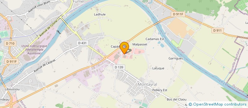 localisation de l'entreprise MONTAYRAL BRICO-DISTRIBUTION à MONTAYRAL