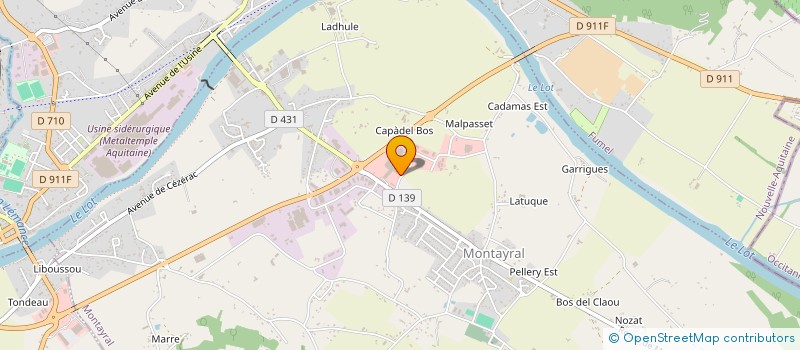 localisation de l'entreprise MONTAYRAL DISTRIBUTION  MONTAYRAL