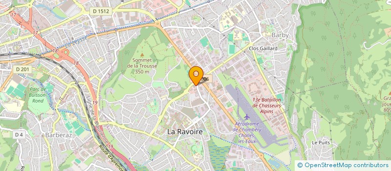 localisation de l'entreprise MONTAZ  LA RAVOIRE