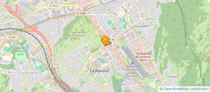 localisation de l'entreprise MONTAZ DISTRIBUTION  LA RAVOIRE