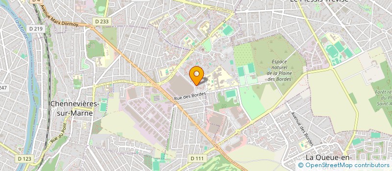 localisation de l'entreprise MONTAZOTE  CHENNEVIERES-SUR-MARNE