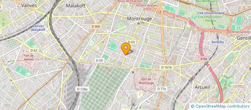 localisation de l'entreprise MONTBARBEUR à DRANCY
