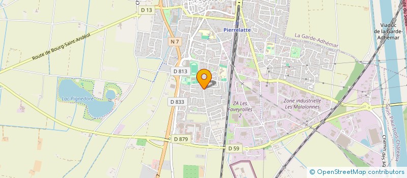 localisation de l'entreprise MONTBARBON à PIERRELATTE