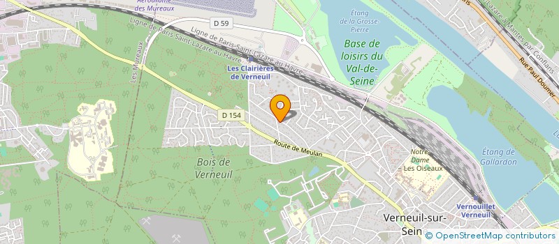 localisation de l'entreprise MONTBARON  VERNEUIL-SUR-SEINE