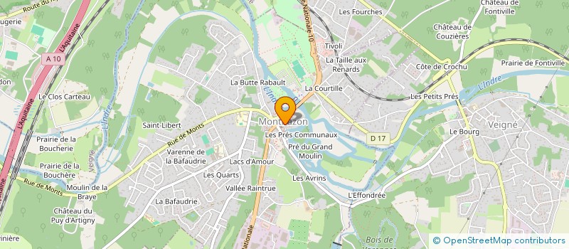 localisation de l'entreprise MONTBAZ'RUN  MONTBAZON