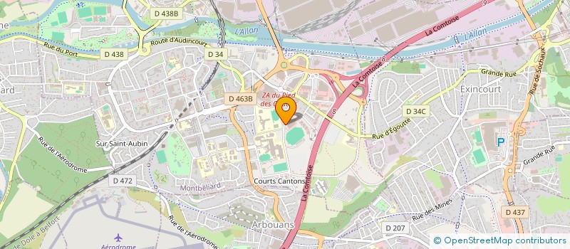 localisation de l'entreprise MONTBELIARD ENCHERES PUBLIQUES à MONTBELIARD
