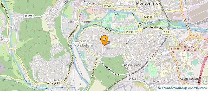 localisation de l'entreprise MONTBELIARD MARATHON  BART