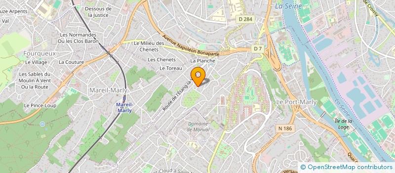 localisation de l'entreprise MONTBLANC  LE PECQ