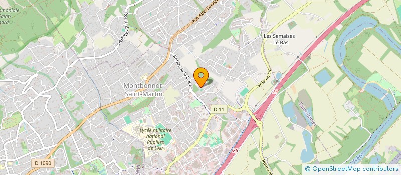 localisation de l'entreprise MONTBO'SAXO  MONTBONNOT-SAINT-MARTIN