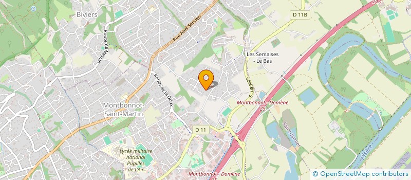 localisation de l'entreprise MONTBONNOT TENNIS DE TABLE  MONTBONNOT-SAINT-MARTIN