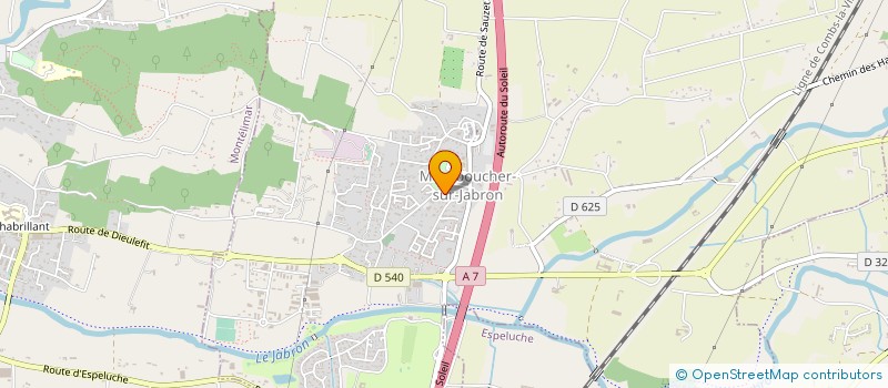 localisation de l'entreprise MONTBOUCHER CONSEIL EXPERTISE à MONTBOUCHER-SUR-JABRON