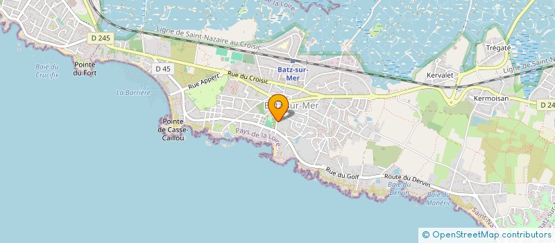 localisation de l'entreprise MONTBRETIA  BATZ-SUR-MER