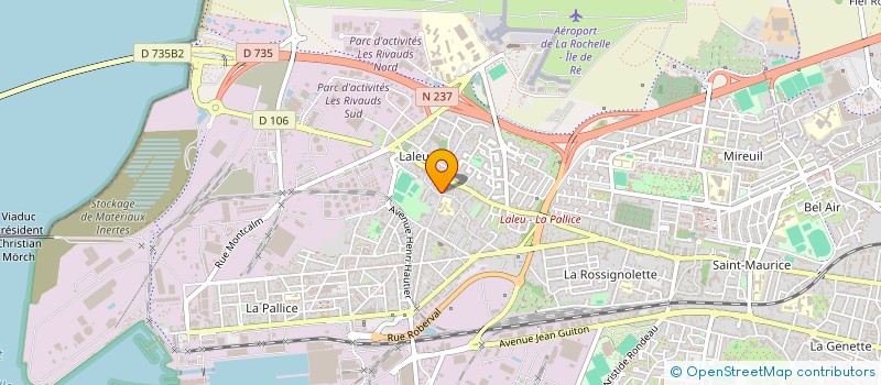 localisation de l'entreprise MONTBREUIL  LA ROCHELLE