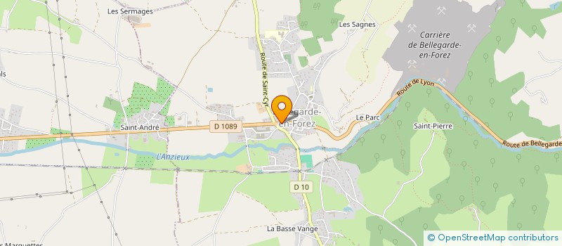 localisation de l'entreprise MONTBRIDIET à BELLEGARDE-EN-FOREZ