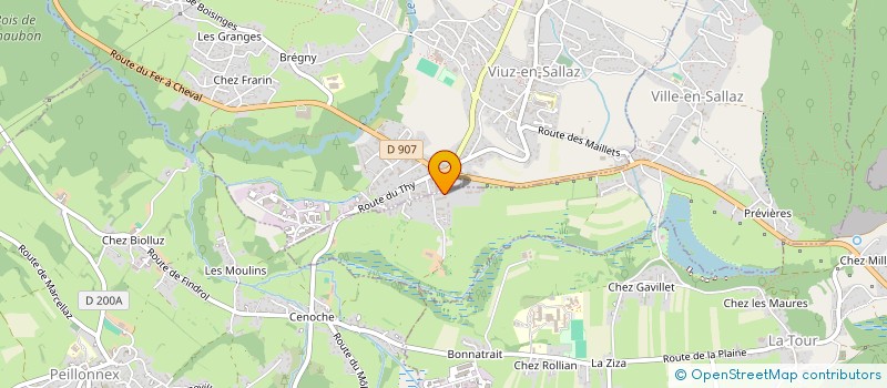 localisation de l'entreprise MONTBRILLANT  FILLINGES