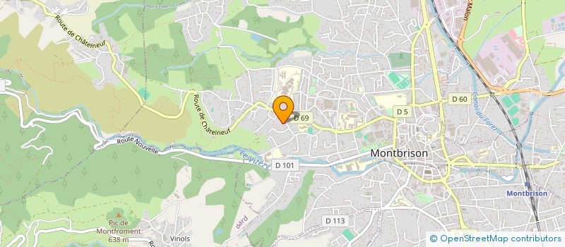localisation de l'entreprise MONTBRISON FUTSAL CLUB  MONTBRISON