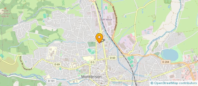 localisation de l'entreprise MONTBRISON VACANCES 6-12 ANS  MONTBRISON