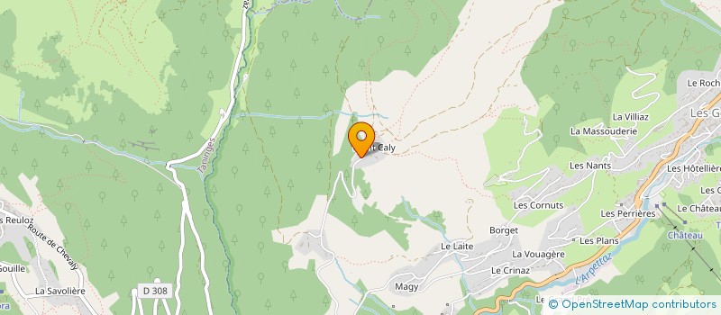 localisation de l'entreprise MONTCA à LES GETS