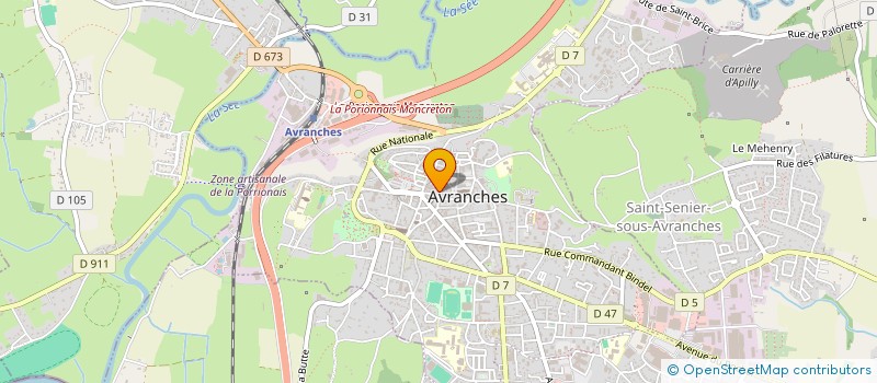 localisation de l'entreprise MONTCAFE  AVRANCHES