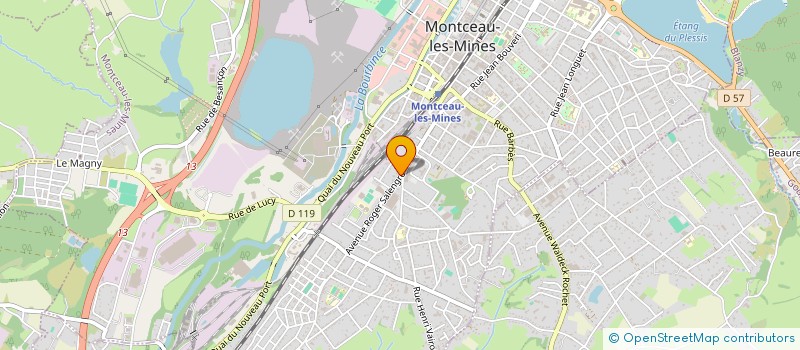 localisation de l'entreprise MONTCEAU ESCRIME à MONTCEAU-LES-MINES