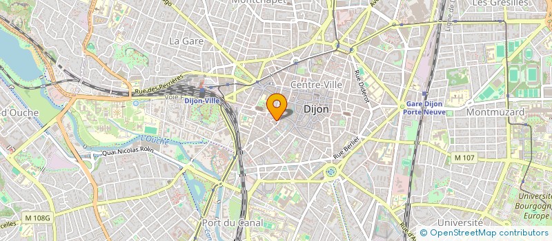 localisation de l'entreprise MONTCEAU PATRIMOINE à DIJON
