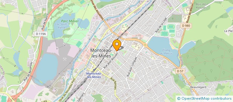 localisation de l'entreprise MONTCEAU PHYSIC CLUB à MONTCEAU-LES-MINES