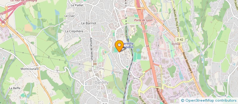 localisation de l'entreprise MONTCHAT AVENIR  DARDILLY