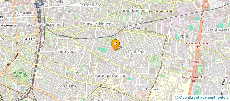 localisation de l'entreprise MONTCHAT-MAILLES  LYON