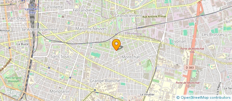 localisation de l'entreprise MONTCHAT NETTOYAGE  LYON