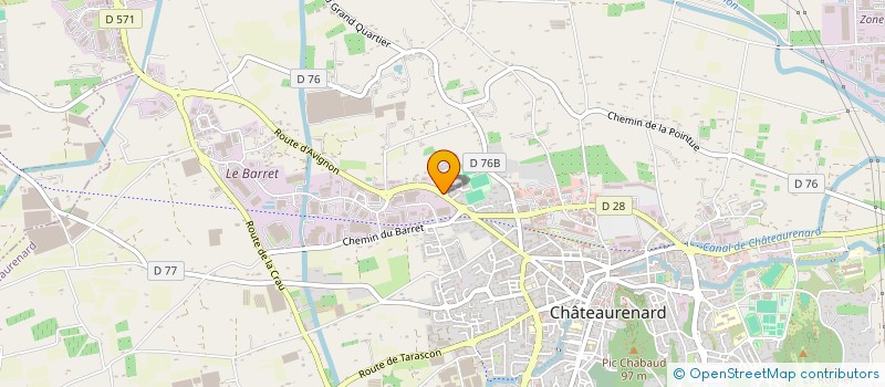 localisation de l'entreprise MONTCHAUSSON  CHATEAURENARD