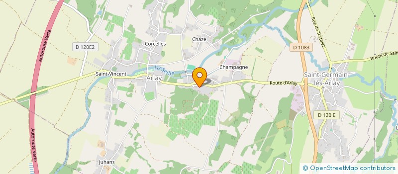 localisation de l'entreprise MONTCHEVREUIL IMMOBILIER  ARLAY