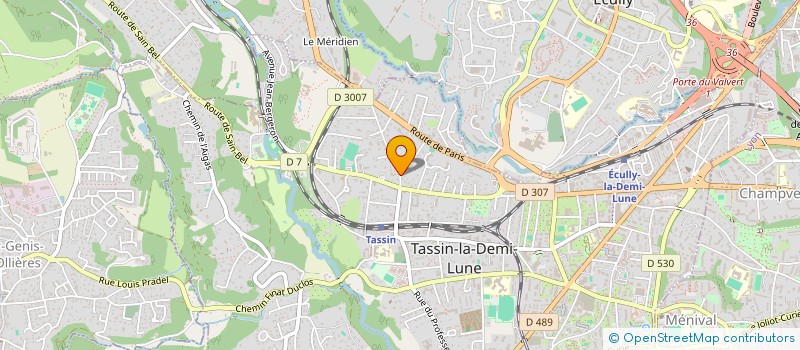 localisation de l'entreprise MONTCLAIR à TASSIN-LA-DEMI-LUNE