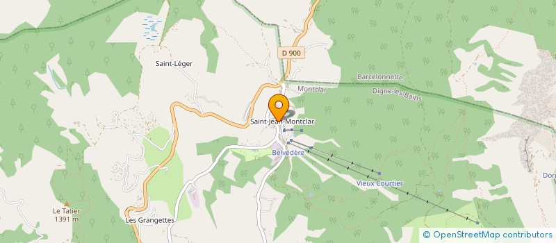 localisation de l'entreprise MONTCLAR DOMAINE SKIABLE à MONTCLAR