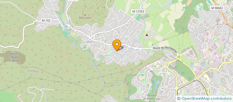 localisation de l'entreprise MONTCLAR EXPRESSION ECOLE D'ARTICULTURE  GRABELS