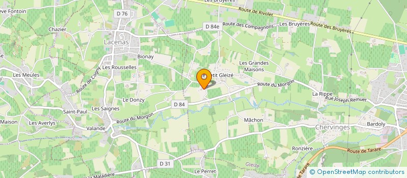 localisation de l'entreprise MONTCLAR IMMO  GLEIZE